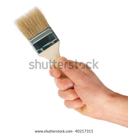 Hand with new brush