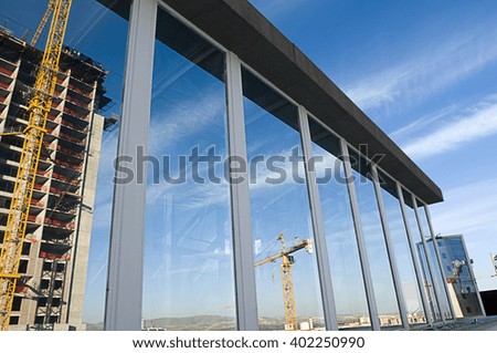 Construction Site with Reflection
