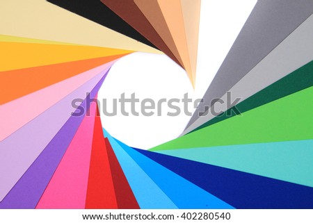 color papers as very nice and easy background