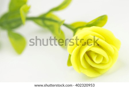 The yellow rose.