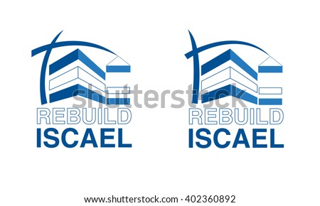 Real estate construction symbol logo template.