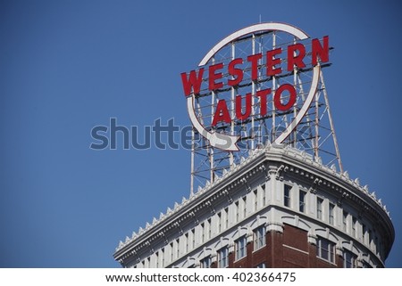 Western Auto Sign