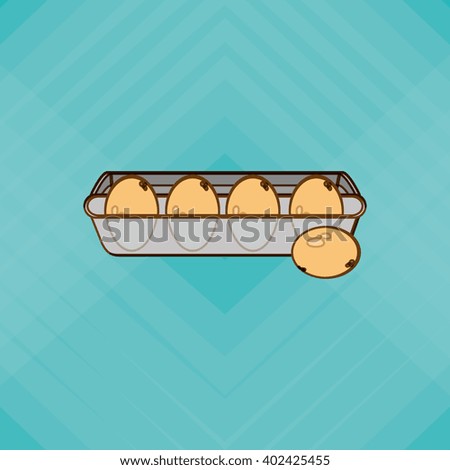 Breakfast icon design, vector illustration