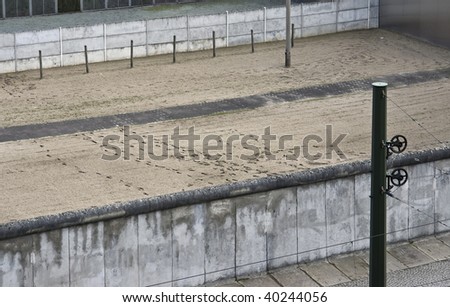 Berlin wall crossing point