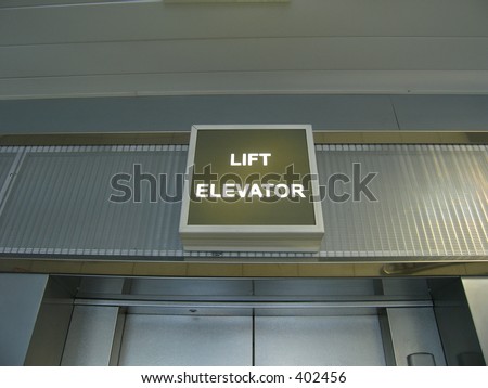 Elevator sign