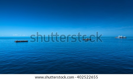 outer Great Barrier reef clear calm Coral Sea Whitsunday passage