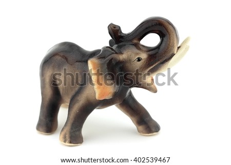 Ceramic products are prepared and elephant gesture sound