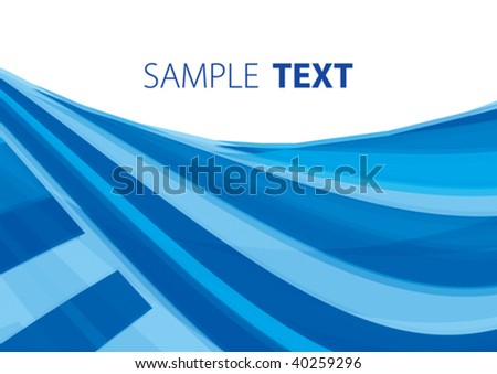 Blue abstract background. Vector
