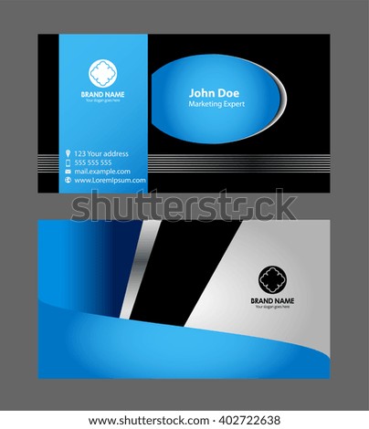 Business cards Elements for design
