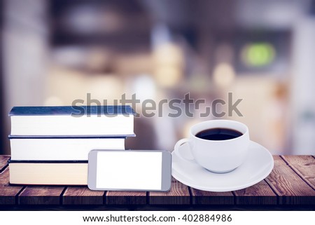 Picture of a smartphone against plate of food ready to go