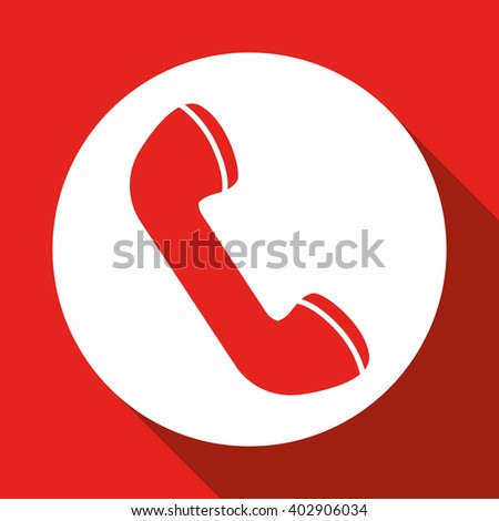 phone icon design, vector illustration