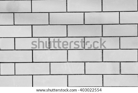 Decorative brick wall show