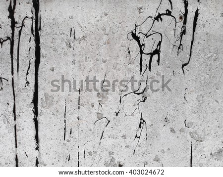 Old cracked plaster on the wall. Grunge concrete texture