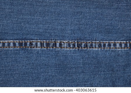 Denim blue jeans textile detail. Fashion, textures and backgrounds