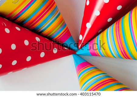 Paper hat isolated on white