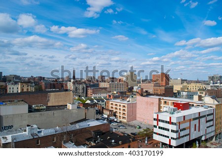 Skyline Of Downtown Baltimore