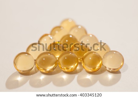 fish oil in the capsules