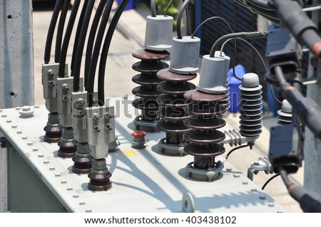 voltage transformer and current transformer Royalty-Free Stock Photo #403438102
