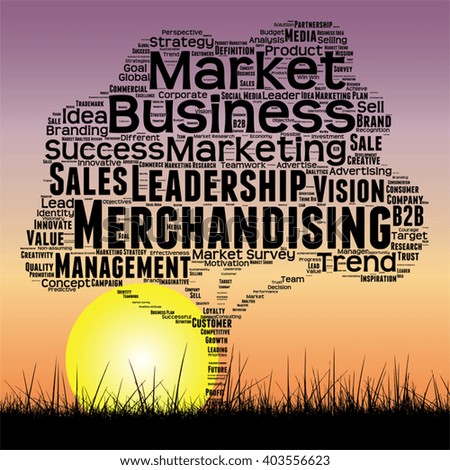 Vector concept or conceptual black tree and grass word cloud sunset sky and sun background, metaphor to business, trend, media, focus, market, value, product, advertising or customer or corporate