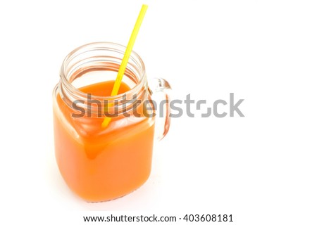 Healthy food: pumpkin juice, apple, orange, multifruit. Studio Photo
