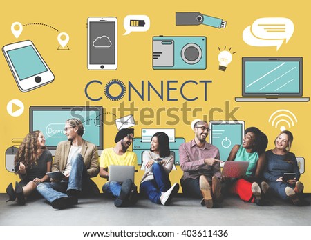 Connect Connection Devices Technology Communication Concept