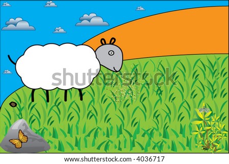 vector sheep