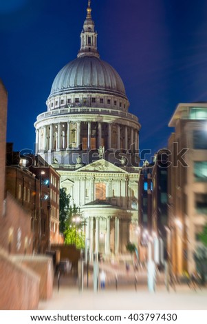St Paul Cathedral, London.