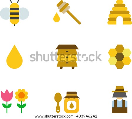 BEE & HONEY colored icons