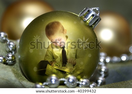 boy in a bauble