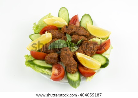 Raw Meat Vegetables