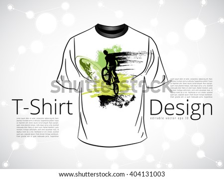 T-shirt design. Vector