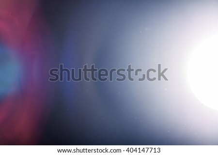 Real Lens Flare Shot in Studio over Black Background. Easy to add as Overlay or Screen Filter over Photos