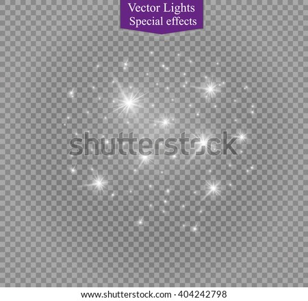 Glow light effect. Vector illustration.