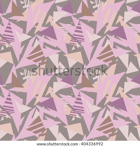 Abstract seamless pattern with triangles 
