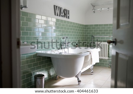 Bathroom Of Contemporary Family Home
