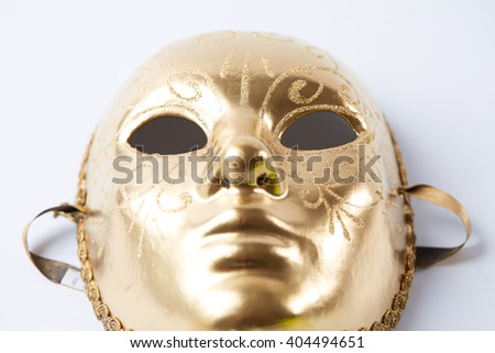 Golden Masquerade mask