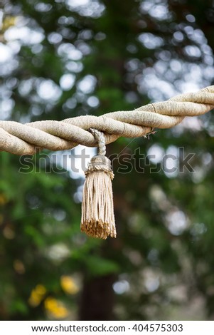 tackle ropes