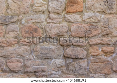 Old castle wall
