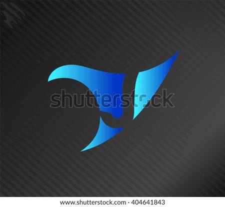 Abstract Letter j Icon
