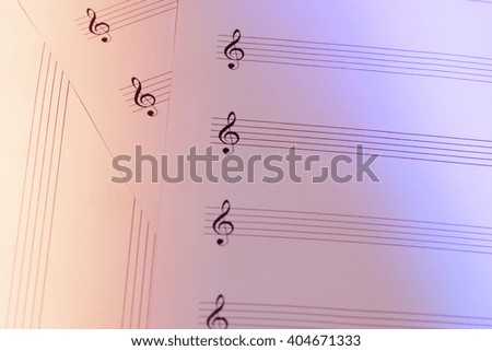 music score background
