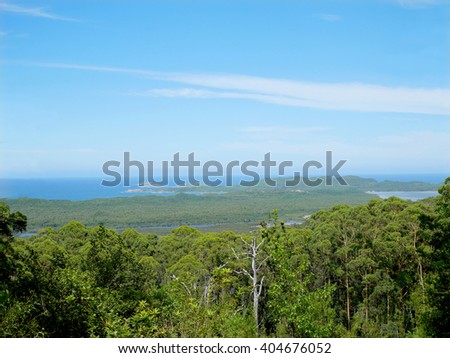 A view of the Nornalup Inlet and the Frankland River from Nornalup National Park
