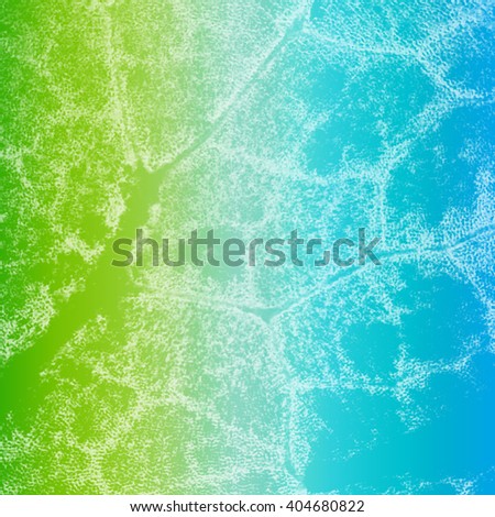 Abstract background image of white color pattern of leaf line screen on Bright gradient green tone background.