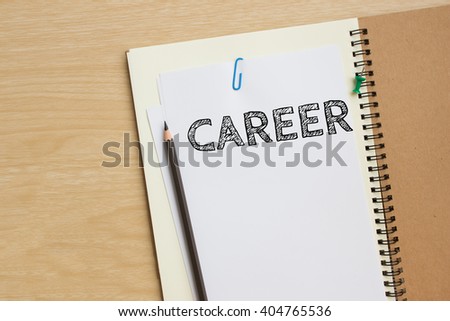 career text message on white paper note on the desk / business concept