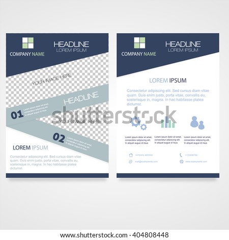 Business Brochure A4 Flyer Design (Proportionally:A4 Size)