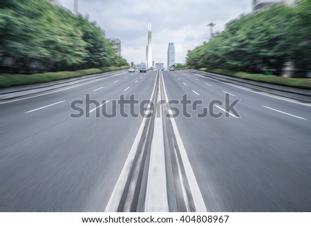 highway road scene