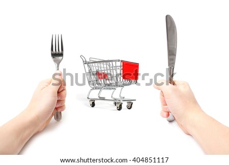Consumer appetite on white