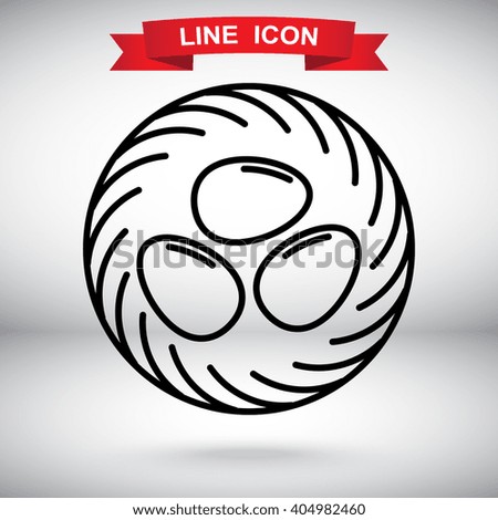 Line icon- nest