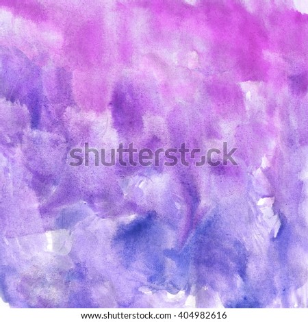 Hand painted watercolor background. Watercolor wash.