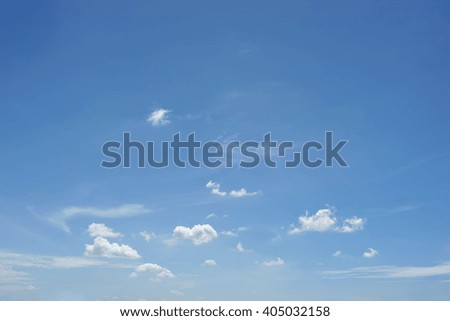 beautiful cloud on blue sky as nature background