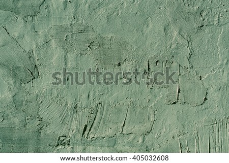 Abstract cyan cement wall texture. Architectural background and texture for design.